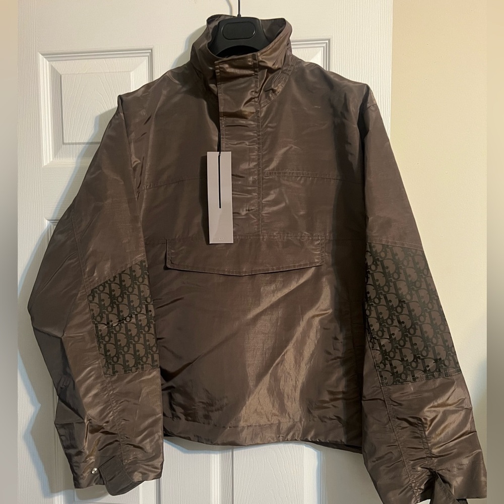 Christian Dior Windbreaker with Logo Sleeves  NEW